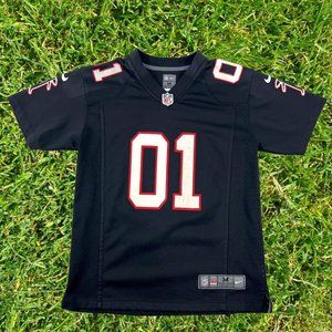 Rare Vintage Nike On Field Atlanta Falcons #01 Raburn Youth Boys Jersey M